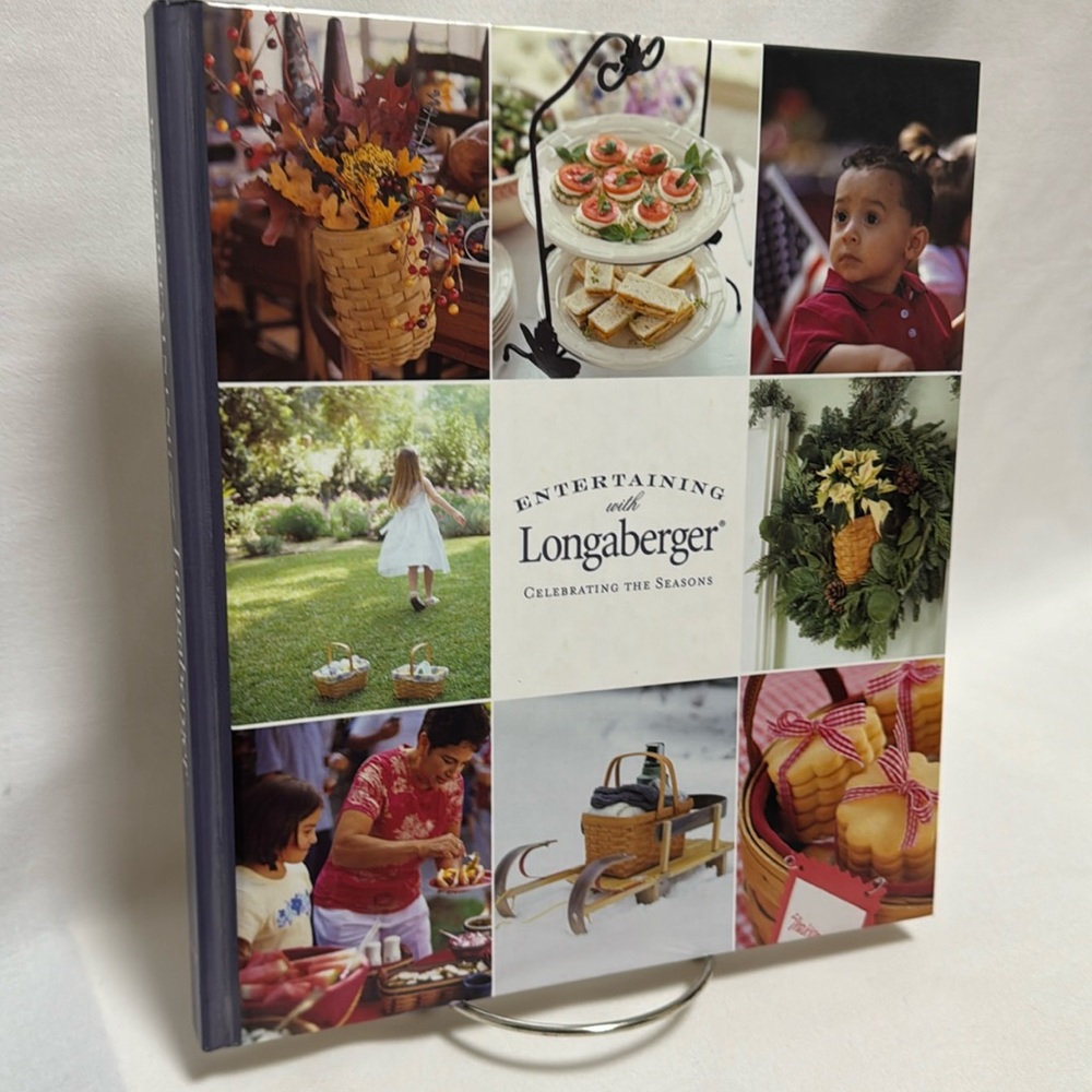 Book- Entertaining with Longaberger Celebrating the Seasons